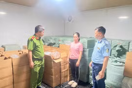 Chặn gần 3 tấn lòng lợn sấy khô trước khi lên “bàn nhậu”