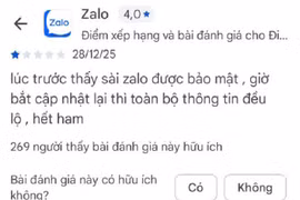 Zalo nhận “mưa” đánh giá 1 sao sau khi “ép” người dùng chia sẻ thông tin cá nhân