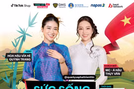 Á hậu Thụy Vân livestream quảng bá đặc sản Tây Bắc