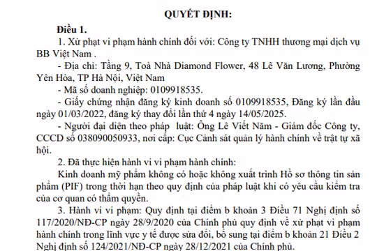 Phạt 75 triệu đồng, buộc tiêu hủy nhiều loại kem chống nắng phổ biến