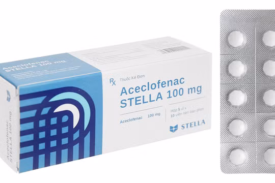 Thu hồi lô thuốc giảm đau xương khớp Aceclofenac STELLA do vi phạm mức độ 2
