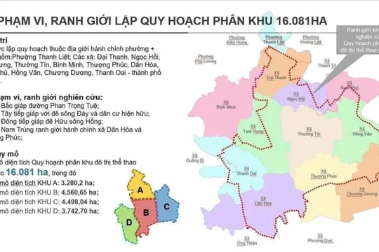 Hà Nội đề xuất phê duyệt Quy hoạch phân khu đô thị thể thao Olympic 16.000 ha