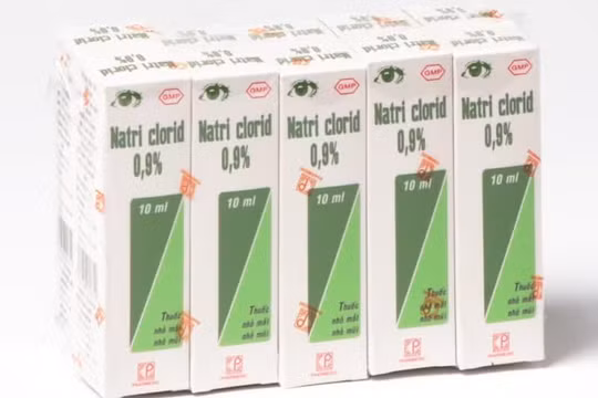Thu hồi toàn quốc lô thuốc nhỏ mắt Natri clorid 0,9% của công ty Pharmedic