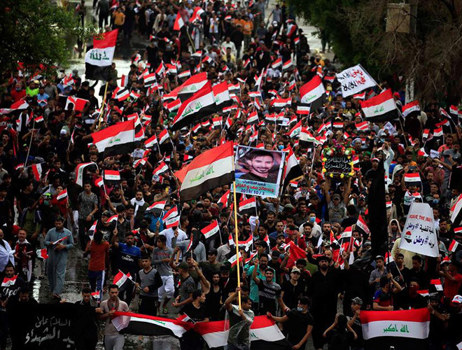 Ngoại trưởng Mỹ Mike Pompeo từng tuyên bố chính phủ Iraq nên lắng nghe “yêu cầu chính đáng” của người biểu tình, đồng thời cho rằng cuộc điều tra chính thức của nước này về bạo lực đối với người biểu tình “thiếu tin cậy”.