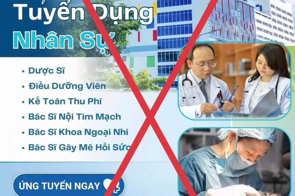 Cảnh giác chiêu trò mạo danh bệnh viện tuyển dụng để lừa đảo