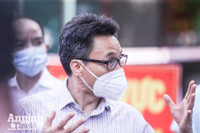 [ẢNH] Lịch trình dày đặc trong buổi kiểm tra chống dịch Covid-19 của Phó Thủ tướng Vũ Đức Đam tại Hà Nội