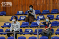 [ẢNH] Hà Nội trưng dụng nhà thi đấu 2.000 chỗ làm điểm tiêm vaccine Covid-19