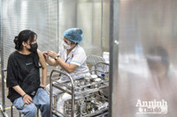 [ẢNH] Hà Nội trưng dụng nhà thi đấu 2.000 chỗ làm điểm tiêm vaccine Covid-19