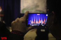 Những hình ảnh ấn tượng về Phó Tổng thống Mỹ đầu tiên đến Hà Nội