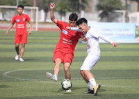 [ẢNH] THPT Hoàng Mai vào chung kết sau màn rượt đuổi tỉ số nghẹt thở