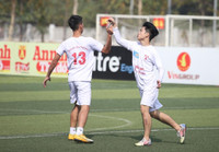 [ẢNH] THPT Hoàng Mai vào chung kết sau màn rượt đuổi tỉ số nghẹt thở