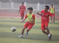 [ẢNH] THPT Phúc Lợi vào bán kết sau trận đấu nghẹt thở với THPT Marie Curie