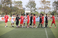 [ẢNH] THPT Hoàng Mai vào chung kết sau màn rượt đuổi tỉ số nghẹt thở