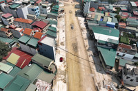 Nhìn từ flycam tuyến đường mới với loạt nhà 