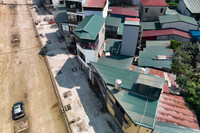 Nhìn từ flycam tuyến đường mới với loạt nhà 