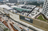 Nhìn từ flycam công trường dự án trung tâm thương mại khủng nhìn thẳng ra hồ Tây