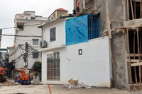 Tận mắt xem nhà siêu mỏng với 1 cạnh chỉ hơn 20 cm mới xuất hiện ở Hà Nội