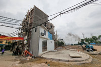 Tận mắt xem nhà siêu mỏng với 1 cạnh chỉ hơn 20 cm mới xuất hiện ở Hà Nội