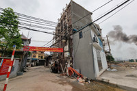 Tận mắt xem nhà siêu mỏng với 1 cạnh chỉ hơn 20 cm mới xuất hiện ở Hà Nội