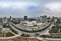 Nhìn từ flycam công trường dự án trung tâm thương mại khủng nhìn thẳng ra hồ Tây