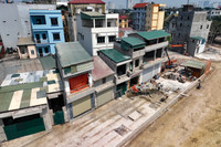 Nhìn từ flycam tuyến đường mới với loạt nhà 