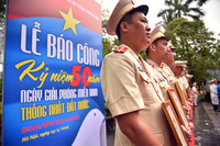 Hình ảnh ấm áp nghĩa tình Công an Thủ đô tri ân các cựu chiến binh tham gia giải phóng miền Nam 