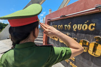 Hành trình đặc biệt của tuổi trẻ Công an Thủ đô ở đảo tiền tiêu của Tổ quốc