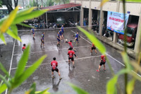 Chiến sỹ Cảnh sát cơ động Thủ đô tranh tài đấu bóng chuyền đầu Xuân Quý Mão