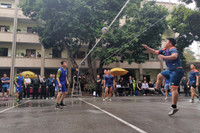 Chiến sỹ Cảnh sát cơ động Thủ đô tranh tài đấu bóng chuyền đầu Xuân Quý Mão