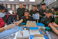 Cổ động viên Câu lạc bộ Bóng đá Công an Hà Nội hào hứng tham gia Hành trình 