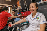 Cổ động viên Câu lạc bộ Bóng đá Công an Hà Nội hào hứng tham gia Hành trình 