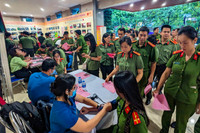 Thanh niên Công an Thủ đô khí thế khởi động hành trình 