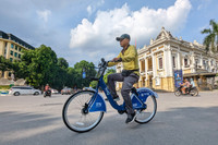 Cận cảnh những trạm xe đạp công cộng cho thuê không cần người trông đầu tiên ở Hà Nội