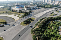 Đường đua F1 ở Hà Nội từng được mong chờ giờ nằm phơi mưa nắng...