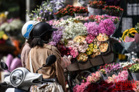 Hà Nội: Thanh niên đi cầu duyên, bái vọng ở chùa Hà trong ngày Phụ nữ Việt Nam