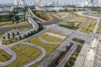 Đường đua F1 ở Hà Nội từng được mong chờ giờ nằm phơi mưa nắng...