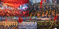 Những hình ảnh tuyệt đẹp tại buổi tổng hợp luyện lần 1 diễu binh, diễu hành ở quảng trường Ba Đình