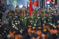 Những hình ảnh tuyệt đẹp tại buổi tổng hợp luyện lần 1 diễu binh, diễu hành ở quảng trường Ba Đình