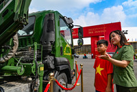 Hình ảnh nổi bật của Công an Thủ đô ở triển lãm 