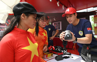 Hình ảnh nổi bật của Công an Thủ đô ở triển lãm 