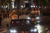 Những hình ảnh tuyệt đẹp tại buổi tổng hợp luyện lần 1 diễu binh, diễu hành ở quảng trường Ba Đình