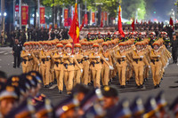 Những hình ảnh tuyệt đẹp tại buổi tổng hợp luyện lần 1 diễu binh, diễu hành ở quảng trường Ba Đình