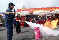 Hình ảnh nổi bật của Công an Thủ đô ở triển lãm 