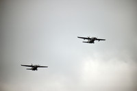 Ấn tượng ảnh trực thăng Mi-17 và máy bay vận tải Casa bay hợp luyện diễu binh ở Hà Nội