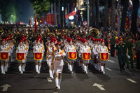 Những hình ảnh tuyệt đẹp tại buổi tổng hợp luyện lần 1 diễu binh, diễu hành ở quảng trường Ba Đình