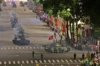 Những hình ảnh tuyệt đẹp tại buổi tổng hợp luyện lần 1 diễu binh, diễu hành ở quảng trường Ba Đình