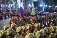 Những hình ảnh tuyệt đẹp tại buổi tổng hợp luyện lần 1 diễu binh, diễu hành ở quảng trường Ba Đình