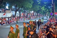 Những hình ảnh tuyệt đẹp tại buổi tổng hợp luyện lần 1 diễu binh, diễu hành ở quảng trường Ba Đình