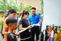 Tổ chức livestream gian hàng thanh niên công nhân tại Chương Mỹ