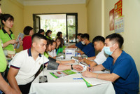 Tổ chức livestream gian hàng thanh niên công nhân tại Chương Mỹ